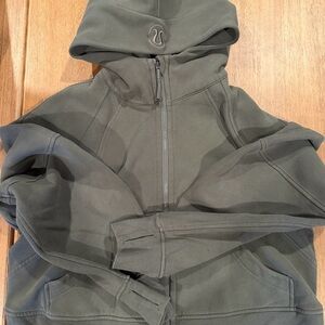 Lululemon Olive Green Full-Zip Hoodie
